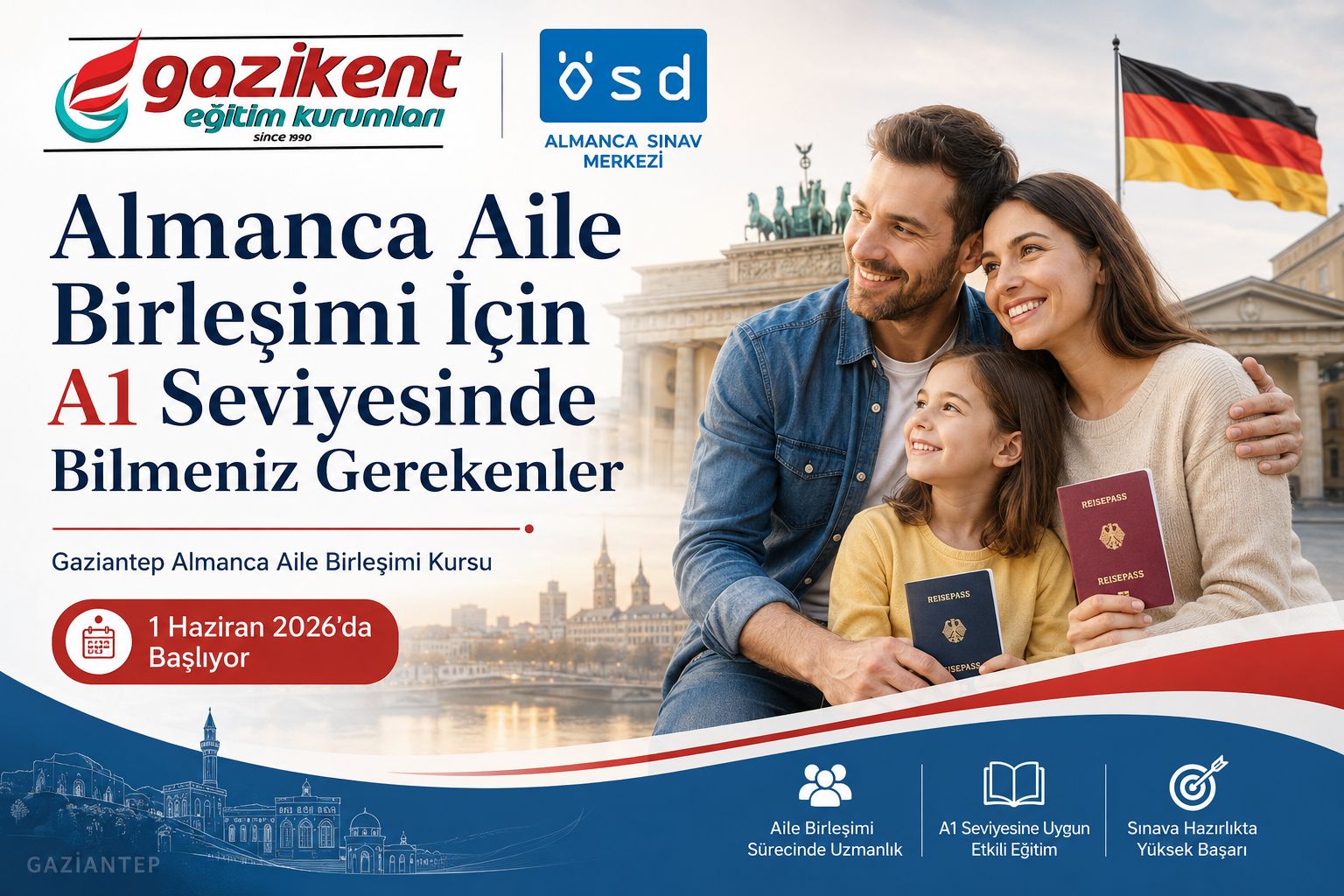 Almanca Aile Birleşimi İçin A1 Seviyesinde Bilmeniz Gerekenler | Gaziantep Almanca Kursu